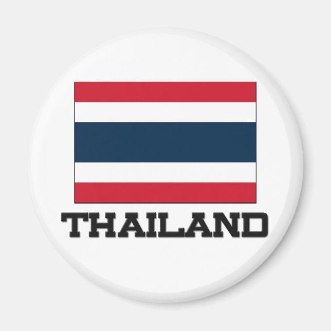 Thailand Flagga Magnet (Framsidan)