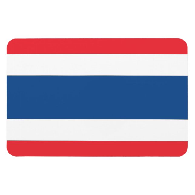 Thailand Flagga Magnet (Horisontell)