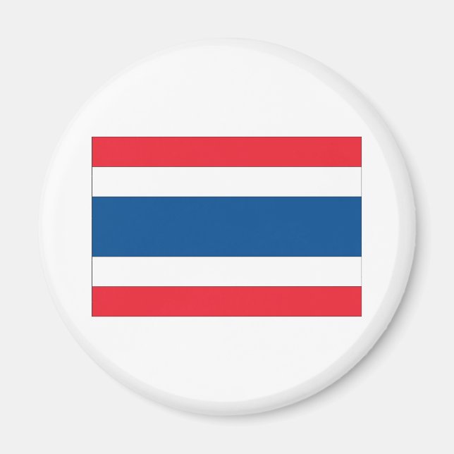 Thailand Flagga Magnet (Framsidan)