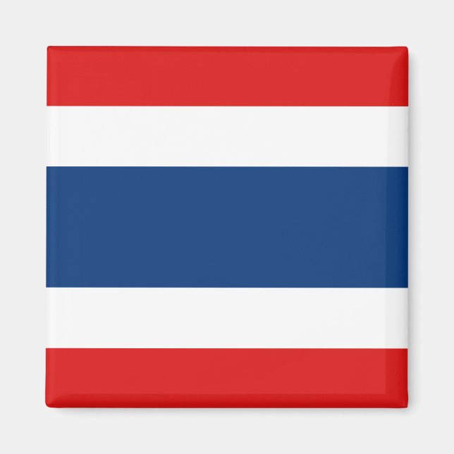 Thailand Flagga Magnet (Framsidan)