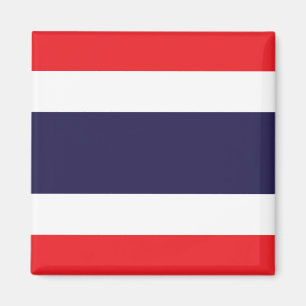 Thailand Flagga Magnet