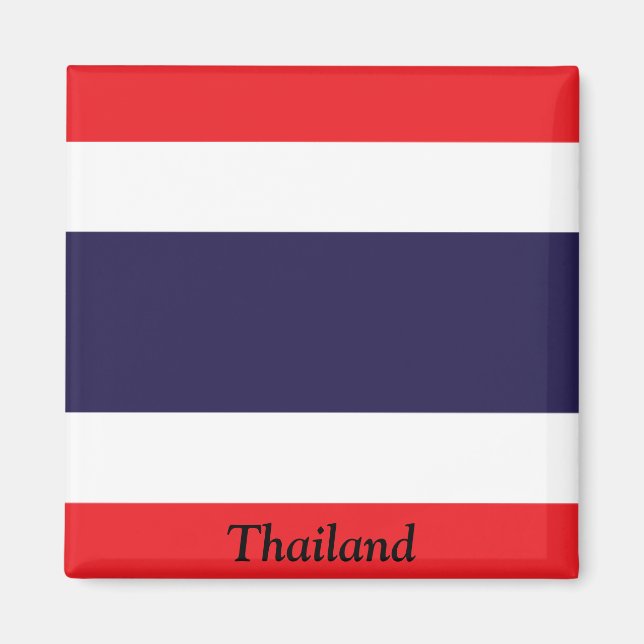 Thailand flagga magnet (Framsidan)