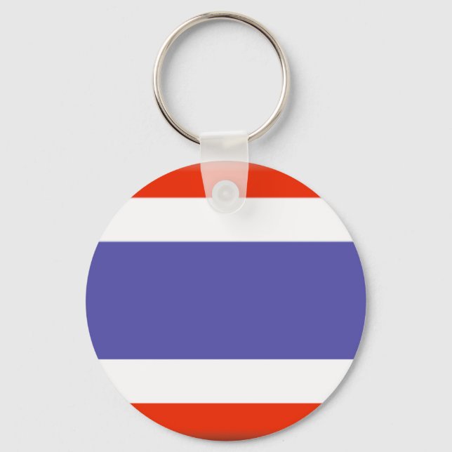 Thailand Flagga Nyckelring (Framsida)