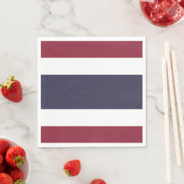 Thailand flagga pappersservett