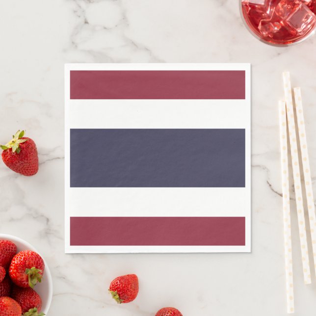 Thailand flagga pappersservett (Insitu)