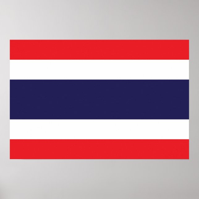 Thailand flagga poster (Framsidan)