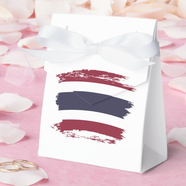 Thailand flagga presentaskar (Bröllop)