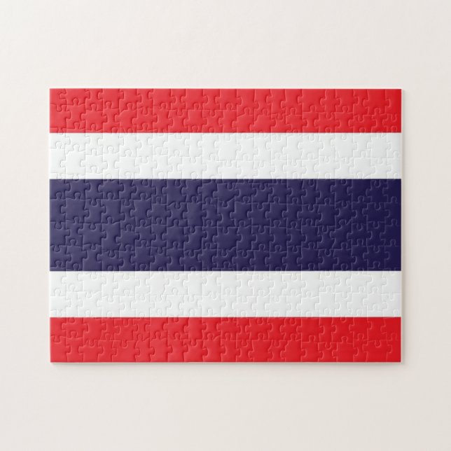Thailand - Flagga - Pussel (Horisontell)