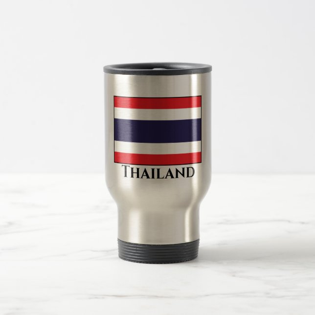Thailand Flagga Resemugg (Center)
