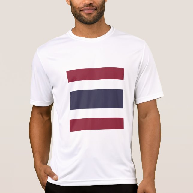 Thailand flagga t shirt (Framsida)