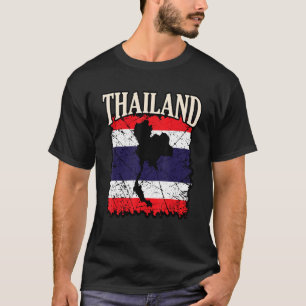 Thailand Flagga T Shirt