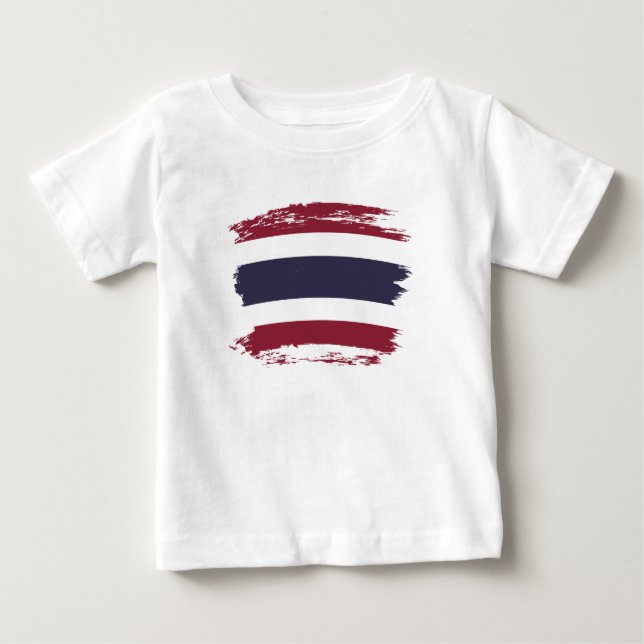Thailand flagga t shirt (Framsida)