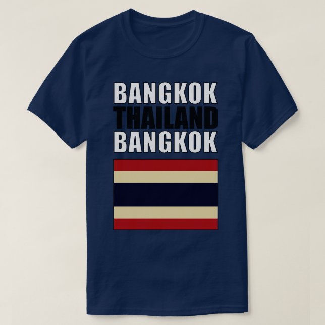 Thailand flagga t shirt (Design framsida)