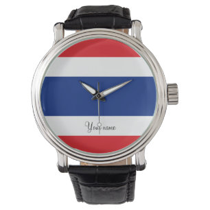 Thailand flagga thai armbandsur