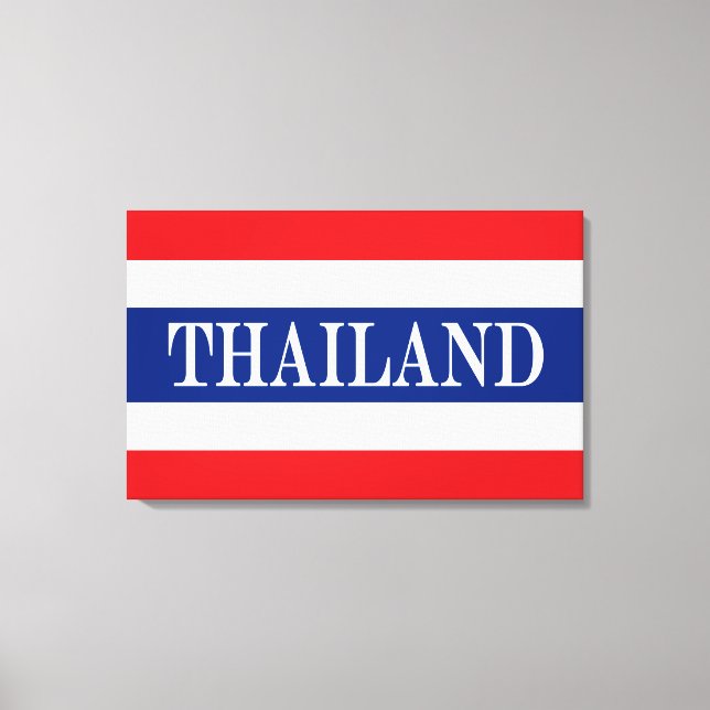 Thailand flagga thai canvastryck (Framsida)