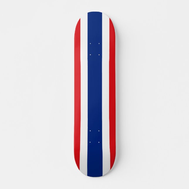 Thailand flagga thai skateboard bräda 19,5 cm (Framsida)