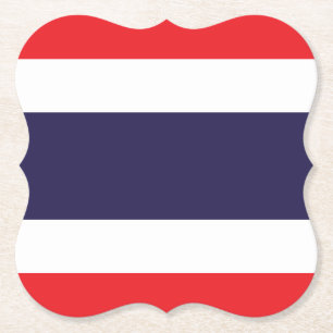 Thailand Flagga Underlägg Papper