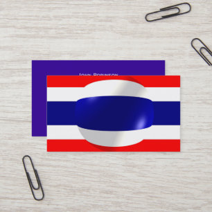 Thailand Flagga Visitkort