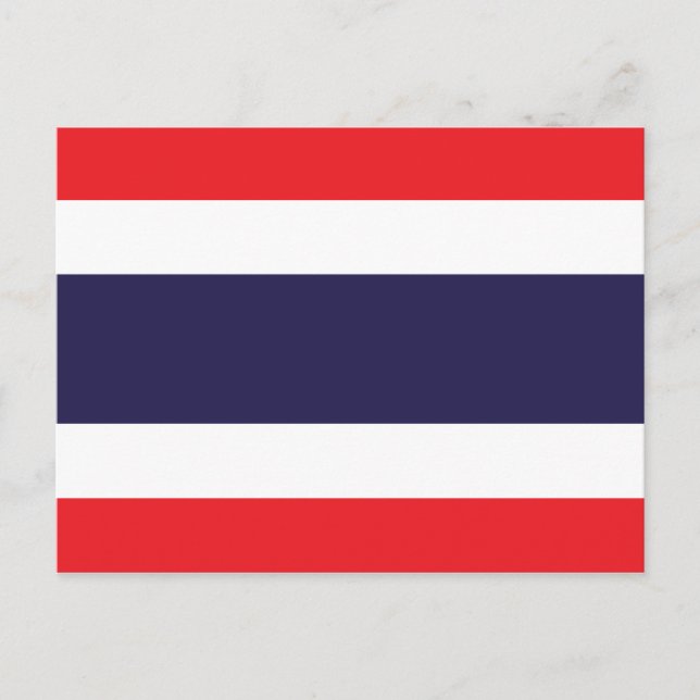 Thailand Flagga Vykort (Framsida)