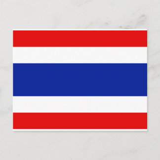 Thailand Flagga Vykort