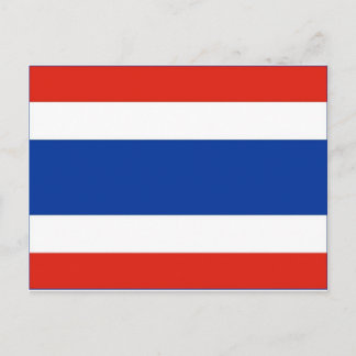 Thailand Flagga Vykort