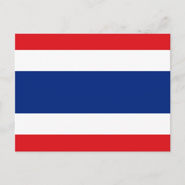 Thailand Flagga Vykort (Framsida)