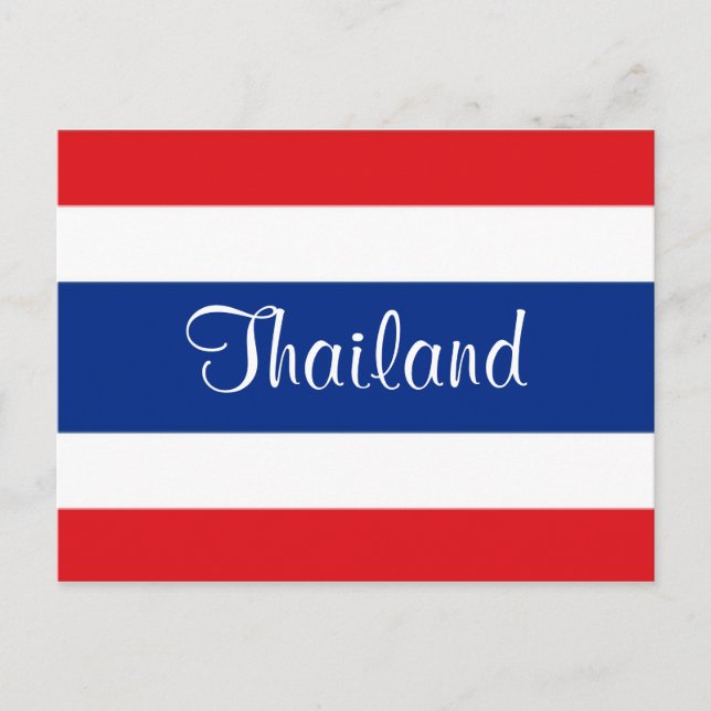 Thailand flagga vykort (Framsida)