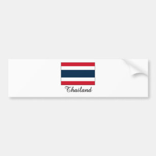 Thailand flaggadesign bildekal