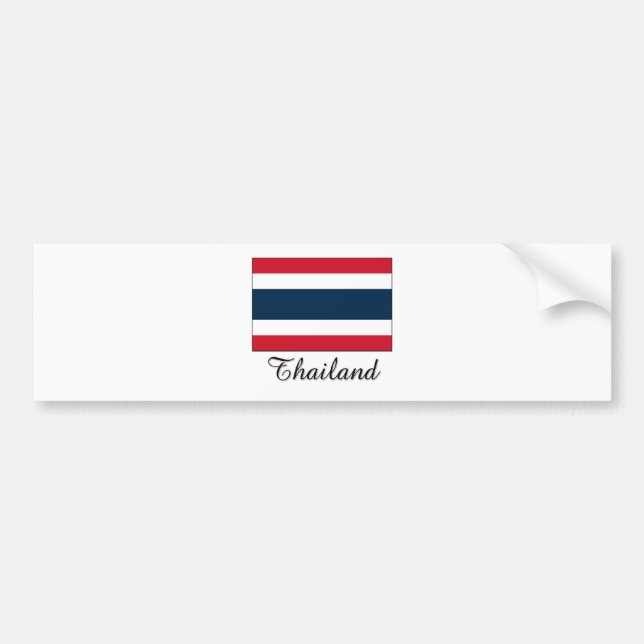 Thailand flaggadesign bildekal (Framsidan)