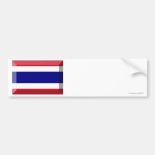 Thailand flaggajuvel bildekal