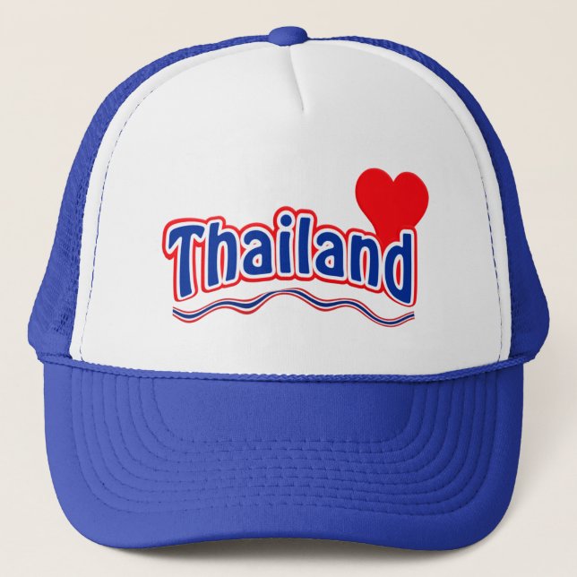 Thailand hat - välj färg truckerkeps (Framsida)