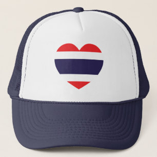 Thailand Heart Flagga Keps