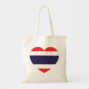 Thailand Heart Flagga Tygkasse