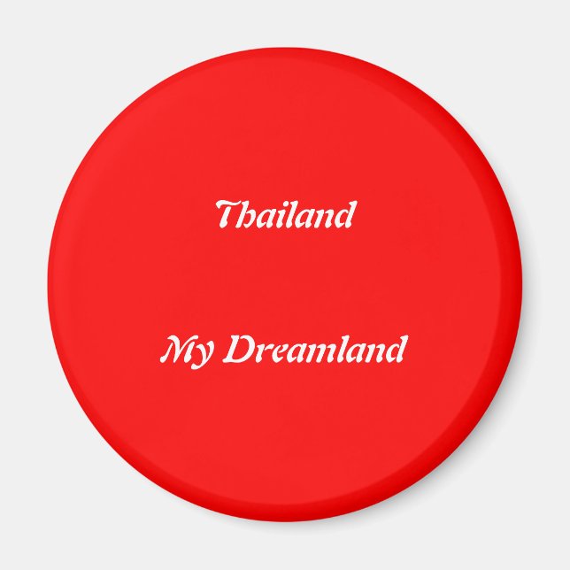 Thailand, hem magnet (Framsidan)