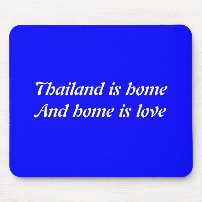 Thailand, hem musmatta (Framsidan)