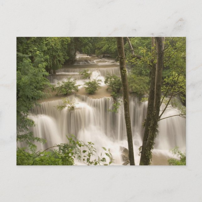 Thailand, Huai Mae Khamin vattenfall Vykort (Framsida)