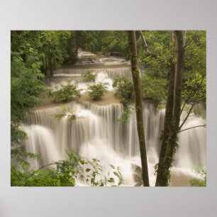 Thailand, Huai Mae Khamin Waterfall Poster
