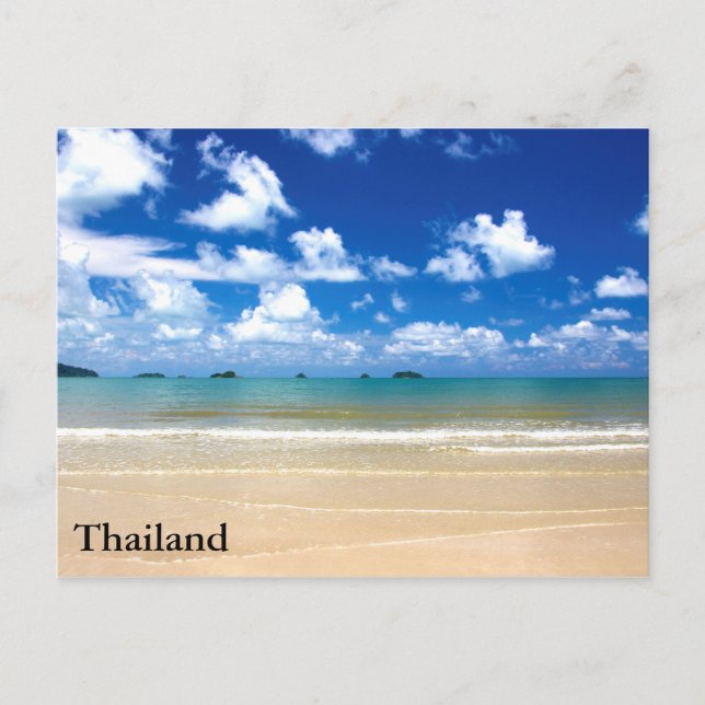 Thailand i Beach Vykort (Framsida)
