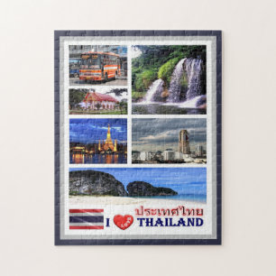 Thailand - I Kärlek - Pussel