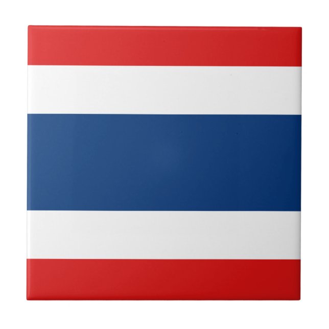 Thailand Keramiska plattan, Flagga Kakelplatta (Framsidan)