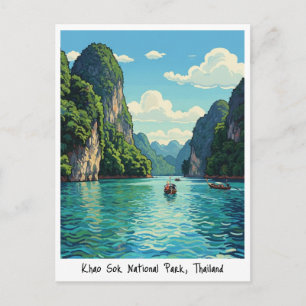 Thailand Khao Sok Nationalpark Resa Vykort