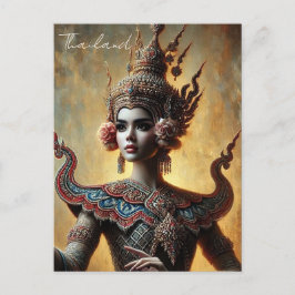 Thailand Khon Dancer Vykort