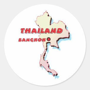 Thailand klistermärke