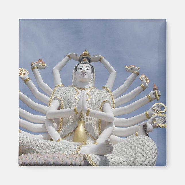 Thailand, Ko Samui alias Koh Samui). Wat Plai 3 Magnet (Framsidan)