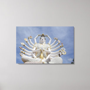 Thailand, Ko Samui alias Koh Samui). Wat Plai Canvastryck