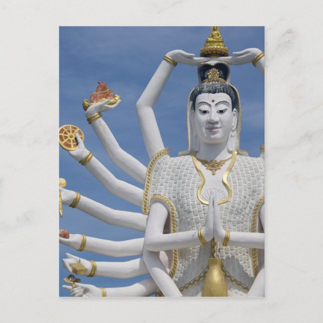 Thailand, Ko Samui alias Koh Samui). Wat Plai Vykort (Framsida)