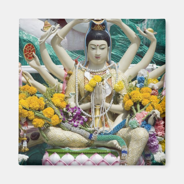 Thailand, Ko Samui (även Koh Samui). Wat Plai 2 Magnet (Framsidan)