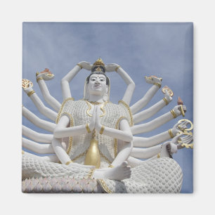 Thailand, Ko Samui (även Koh Samui). Wat Plai 3 Magnet