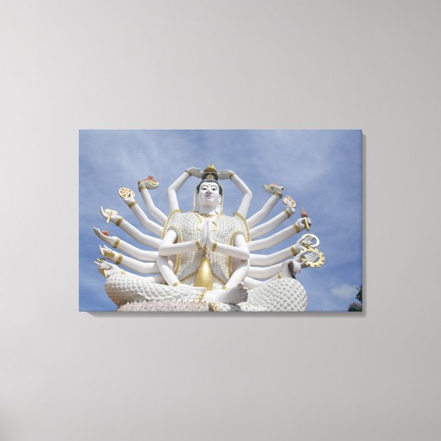 Thailand, Ko Samui (även Koh Samui). Wat Plai Canvastryck (Framsida)