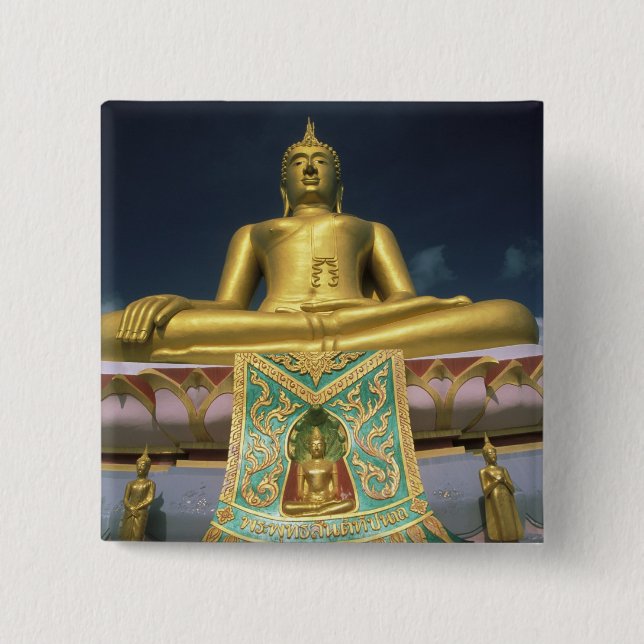 Thailand, Koh Samui-ön. Stor Buddha. Knapp (Framsida)